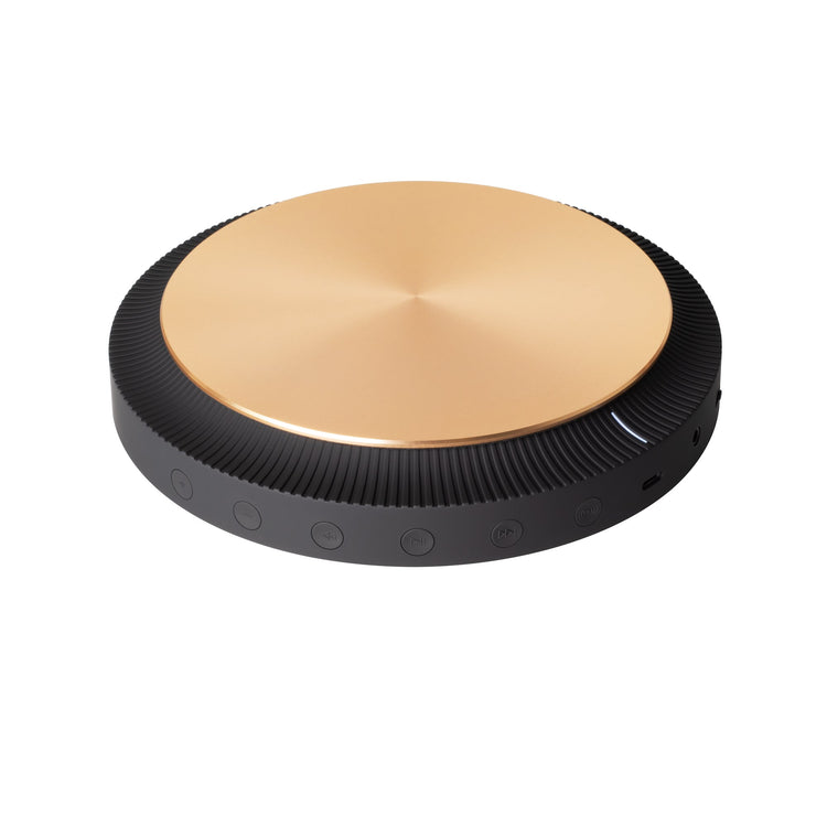 TRETTITRE  portable bluetooth CD player with a minimalist design and user-friendly control buttons, created for intuitive and effortless operation.